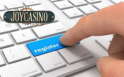 Как зарегистрироваться в Joycasino